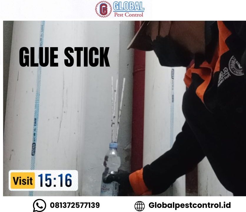 Glue stick untuk pengendalian hama serangga
